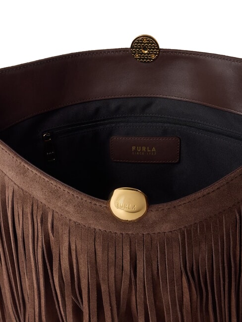 SFERA SOFT Bolso de hombro tonos chocolate - Bolsos Mujer