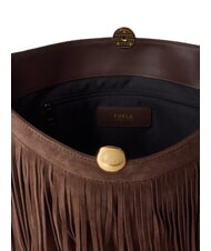 FURLA SFERA SOFT Bolso de hombro tonos chocolate - Bolsos Mujer - 4