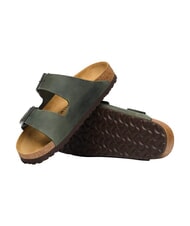 BIRKENSTOCK ARIZONA Sandalias de cuero engrasado tomillo - Zapatos Hombre - 4