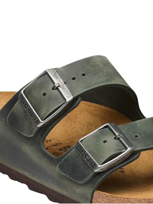 ARIZONA Sandalias de cuero engrasado tomillo - Zapatos Hombre