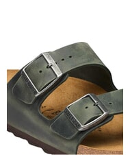 BIRKENSTOCK ARIZONA Sandalias de cuero engrasado tomillo - Zapatos Hombre - 5