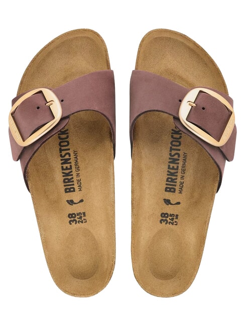 MADRID BIG BUCKLE Sandalias de cuero pimienta - Zapatos Mujer