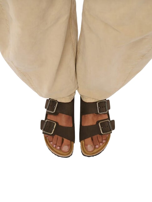 ARIZONA WB Sandalias de cuero moca - Zapatos Hombre
