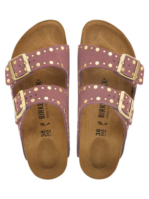 ARIZONA RIVET Sandalias de cuero pimienta - Zapatos Mujer