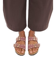 BIRKENSTOCK ARIZONA RIVET Sandalias de cuero pimienta - Zapatos Mujer - 5