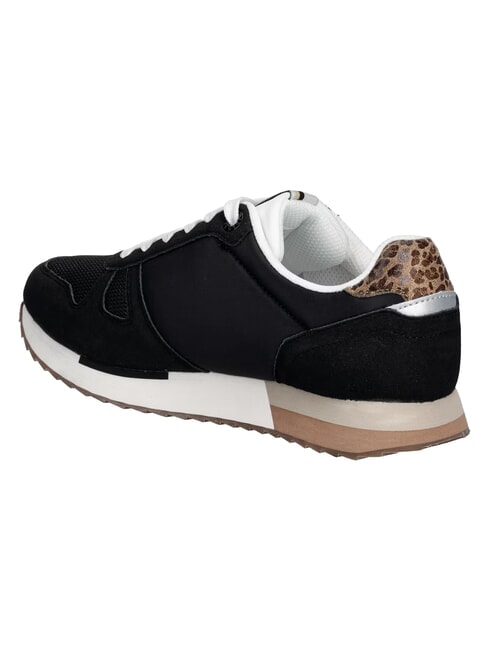 TYLERI Zapatillas deportivas para mujer leopardo negro - Zapatos Mujer