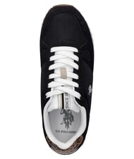 U.S. POLO ASSN. TYLERI Zapatillas deportivas para mujer leopardo negro - Zapatos Mujer - 4