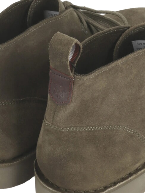 MUST Zapatos de piel de gamuza verde hiedra - Zapatos Hombre