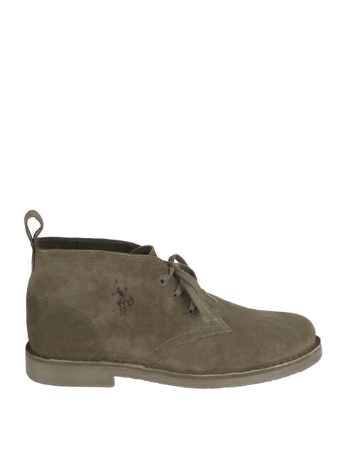 MUST Zapatos de piel de gamuza verde hiedra - Zapatos Hombre