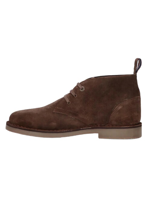 MUST Zapatos de piel de gamuza marr&oacute;n chocolate - Zapatos Hombre