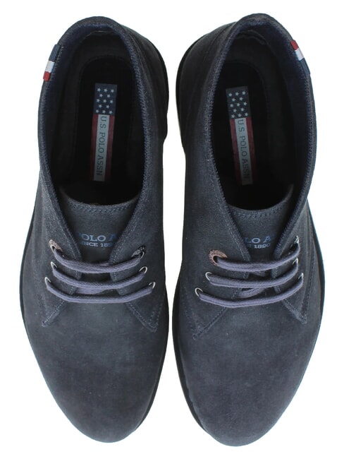 MUST Zapatos de piel de gamuza azul medieval - Zapatos Hombre
