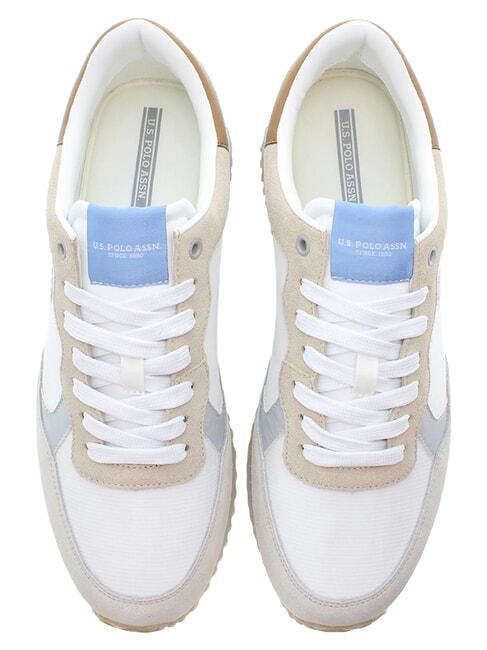 CLEEF Zapatillas deportivas de piel mixta beige claro blanco - Zapatos Hombre