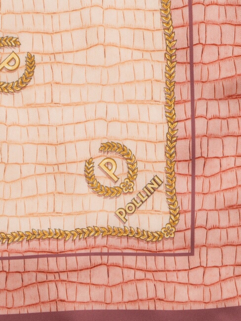 CROCO LOGO Bufanda rosa croco - Bufandas