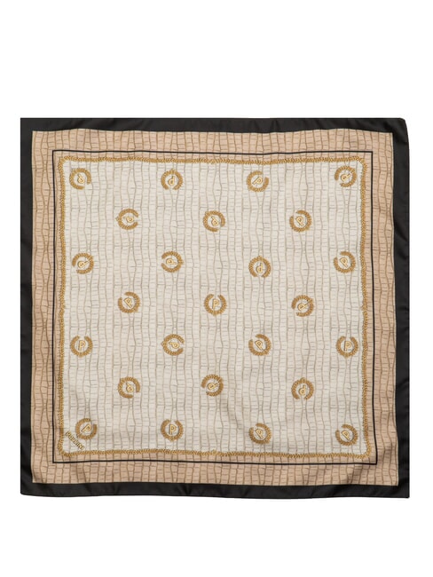 CROCO LOGO Bufanda azafr&aacute;n negro - Bufandas