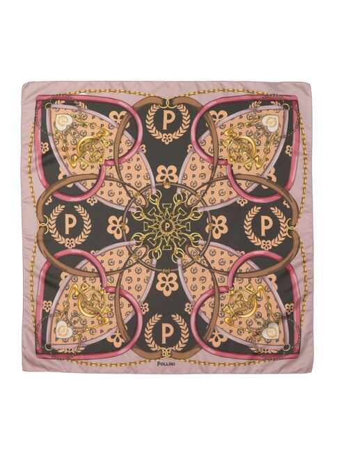 HEARTS TWILL Bufanda cadena rosa - Bufandas