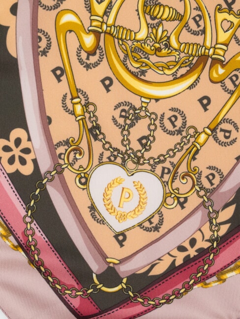 HEARTS TWILL Bufanda cadena rosa - Bufandas