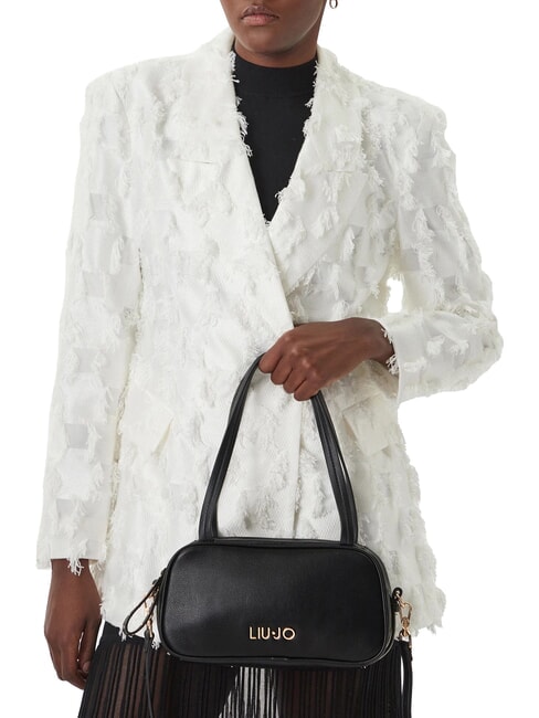 AREZU Bolso de hombro con correa para el hombro. NEGRO - Bolsos Mujer