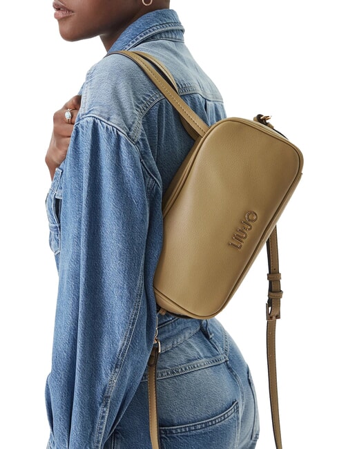 AREZU Bolso de hombro con correa para el hombro. lodo - Bolsos Mujer