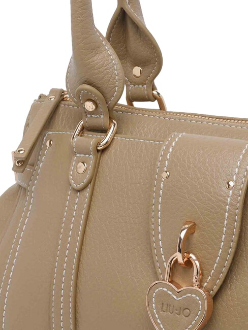 CORNIOLA Bolso de hombro con correa extra&iacute;ble. lodo - Bolsos Mujer