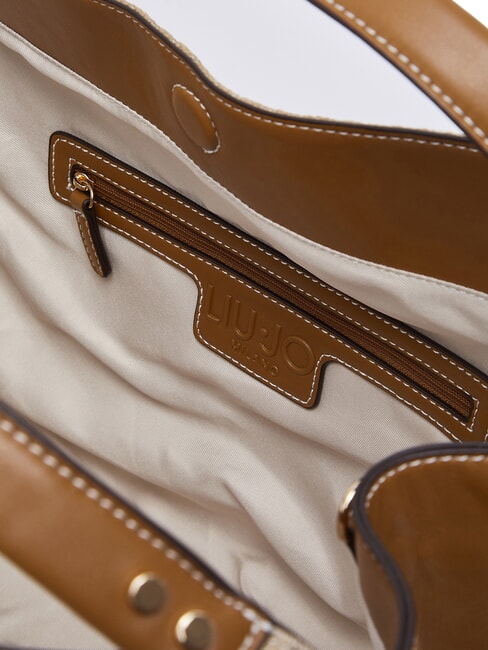 KALISKA Bolso tote con correa para el hombro natural - Bolsos Mujer