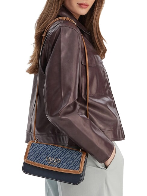 EVRIM Minibolso de hombro vestido azul - Bolsos Mujer