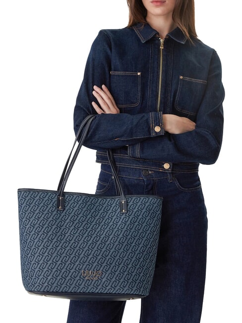 EVRIM Bolso de compras de hombro vestido azul - Bolsos Mujer