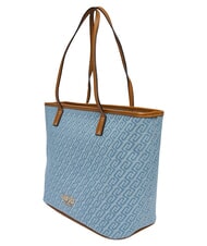 LIUJO EVRIM Bolso de compras de hombro azul polvoriento - Bolsos Mujer - 4