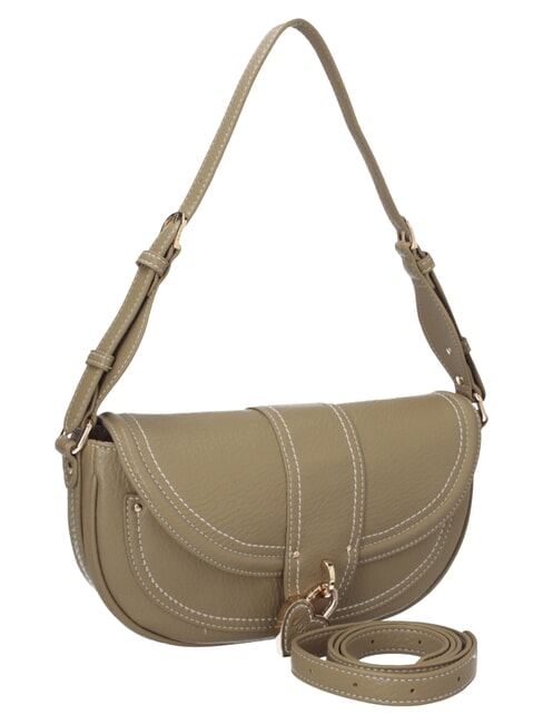 CORNIOLA Bolso de hombro con correa para el hombro. lodo - Bolsos Mujer