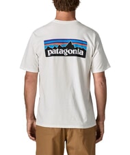 PATAGONIA P-6 LOGO Camiseta de manga corta fibra blanca - camiseta - 2