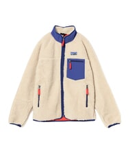 PATAGONIA RETRO-X  natural oscuro con azul cobalto - Chaquetas de hombre - 3
