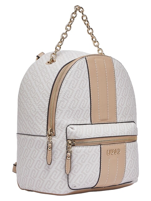 EMATITE Mochila con bolsillo frontal polvo natural/oscuro - Bolsos Mujer