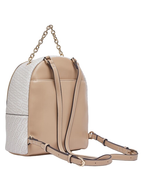 EMATITE Mochila con bolsillo frontal polvo natural/oscuro - Bolsos Mujer
