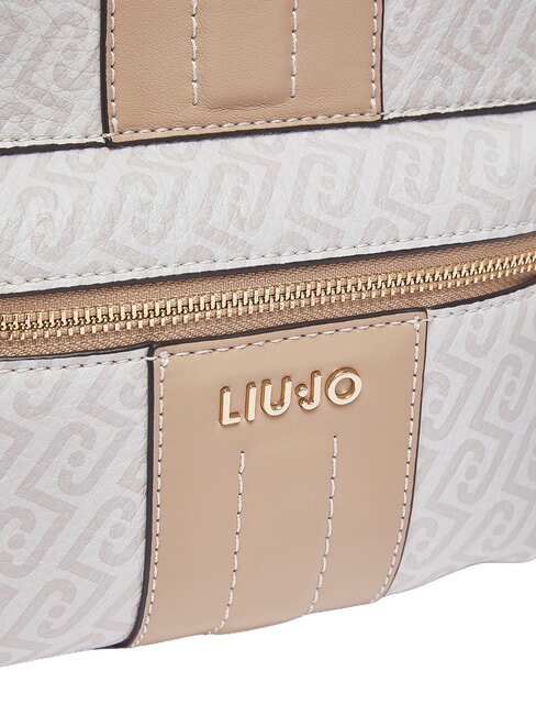 EMATITE Mochila con bolsillo frontal polvo natural/oscuro - Bolsos Mujer