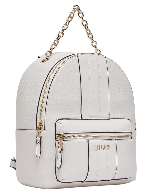 EMATITE Mochila con bolsillo frontal crema - Bolsos Mujer