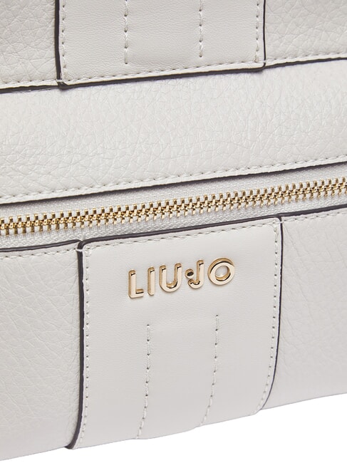 EMATITE Mochila con bolsillo frontal crema - Bolsos Mujer