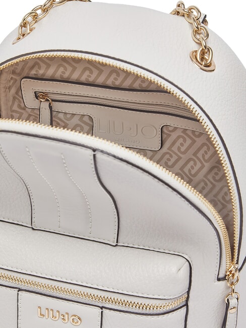 EMATITE Mochila con bolsillo frontal crema - Bolsos Mujer