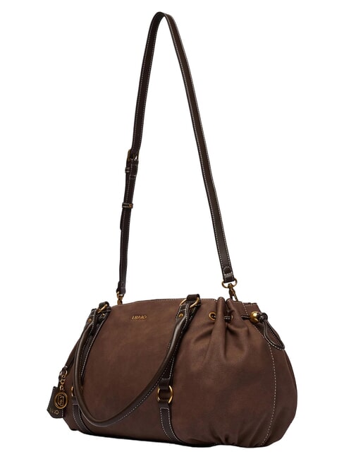 GINESA Bolso de hombro con correa para el hombro. moca - Bolsos Mujer