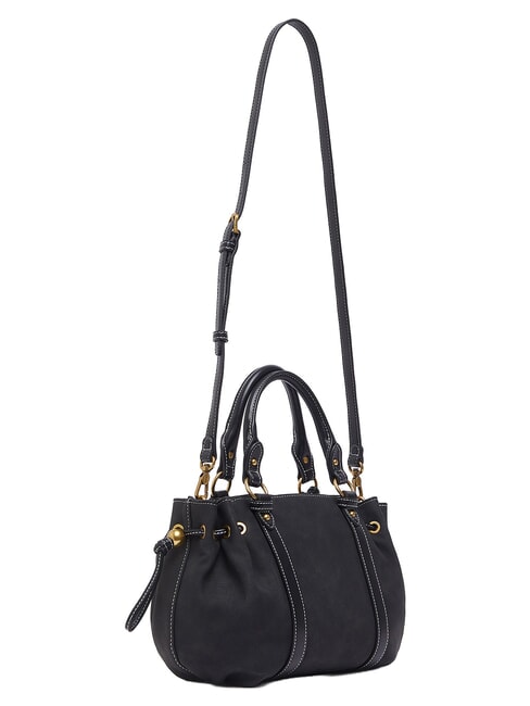 GINESA Bolso de hombro con correa para el hombro. NEGRO - Bolsos Mujer
