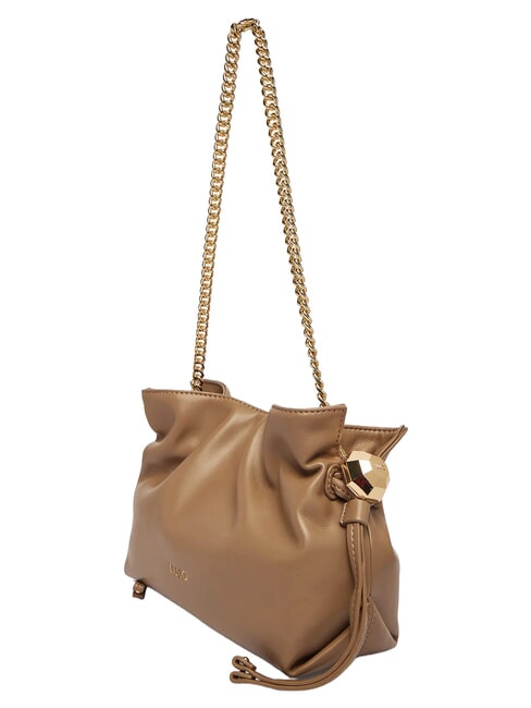 RICCY Bolso de hombro con cadena moca - Bolsos Mujer