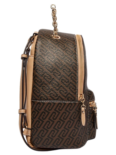 EMATITE Mochila con bolsillo frontal marr&oacute;n oscuro/polvo oscuro - Bolsos Mujer