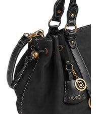 LIUJO GINESA Bolso de hombro con correa para el hombro. NEGRO - Bolsos Mujer - 3