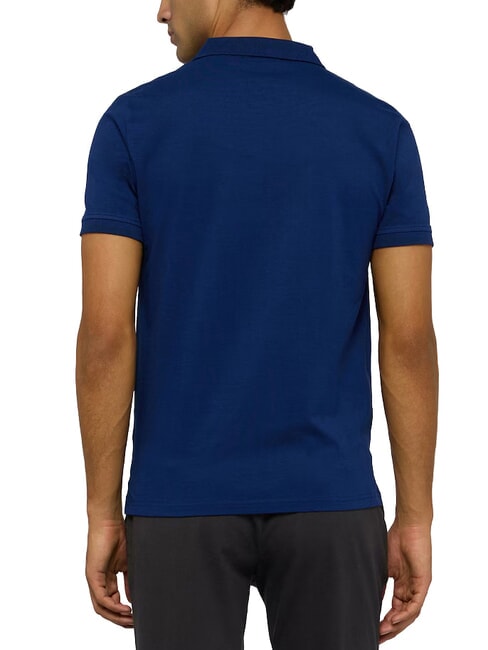 SLIM PIQUET Camisa polo de manga corta Azul marino - camisa polo
