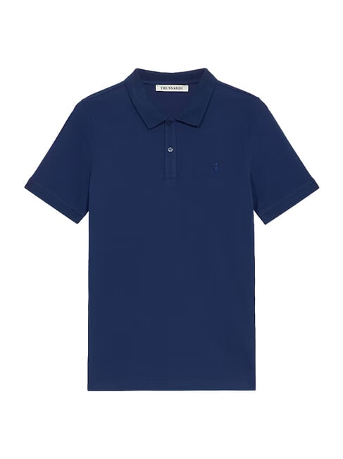 SLIM PIQUET Camisa polo de manga corta Azul marino - camisa polo