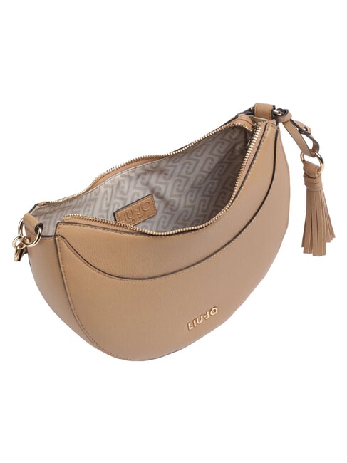 CIRRY Bolso de hombro mediano con charm camello - Bolsos Mujer