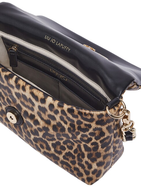 LAPUFFY Bolso de hombro con correa para el hombro. m&aacute;cula natural. - Bolsos Mujer