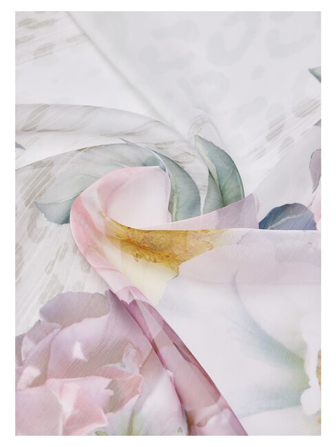 FLOWER Bufanda estampada peon&iacute;a suave - Bufandas