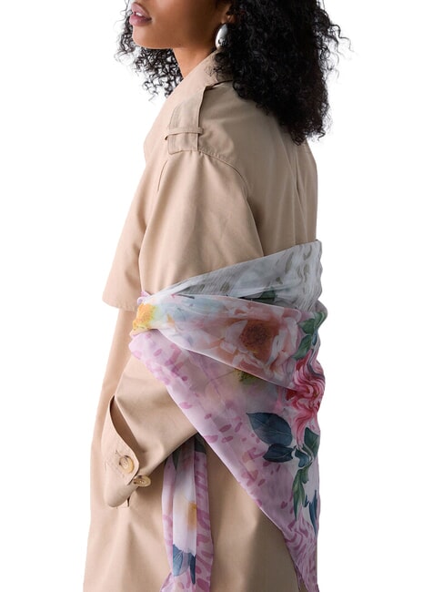 FLOWER Bufanda estampada peon&iacute;a suave - Bufandas