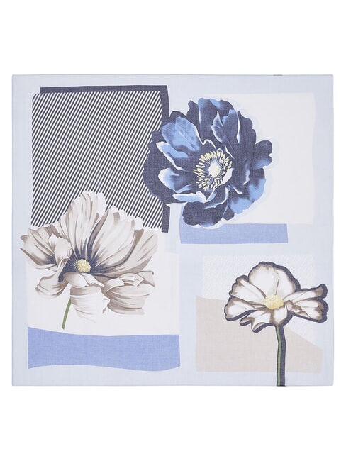 FLOWER Bufanda de bloque azul claro - Bufandas