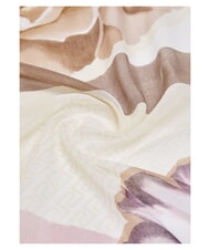 LIUJO FLOWER Bufanda de bloque crema blanca - Bufandas - 4