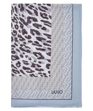 LIUJO ANIMALIER Bufanda azul polvoriento - Bufandas - 2